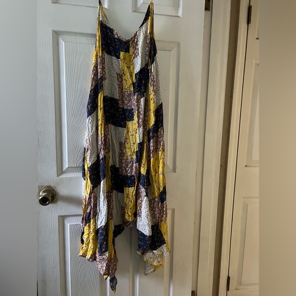 Hayden Spaghetti Strap Patchwork Midi Sundress Size 3x - Used - Picture 3 of 3